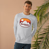 Montpelier, Vermont Mens Base Long-sleeve Tee - Retro Ombre Heavy Weight Long Sleeve T-shirt
