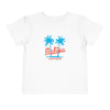 Malibu, California Toddler T-Shirt - Retro Palm Tree Toddler Malibu Shirt