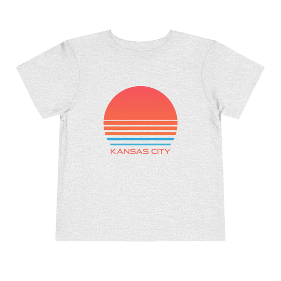 Kansas City, Missouri Toddler T-Shirt - Retro 80s Toddler Kansas City Shirt