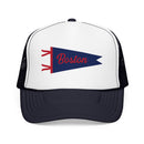 Boston Pennant Trucker Hat — Foam Cap-3