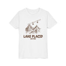 Lake Placid, New York Youth T-Shirt — Vintage Gondola Ski Mountain Tee-2
