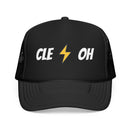 Cleveland, Ohio Retro Trucker Hat - Lightning Foam Cap-1