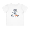 Maine Yeti Snowboard Toddler Tee-2