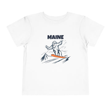 Maine Yeti Snowboard Toddler Tee - 0