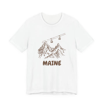 Maine Mountain T-Shirt — Vintage Gondola Ski Mountain Tee - 0