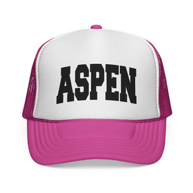 Buy pink Aspen, Colorado Collegiate Style Trucker Hat