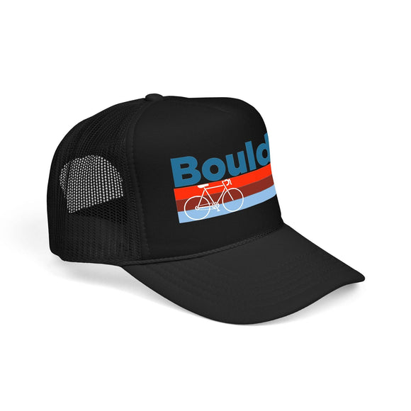 Kids Boulder, Colorado Trucker Hat Foam Bike - Youth Cap