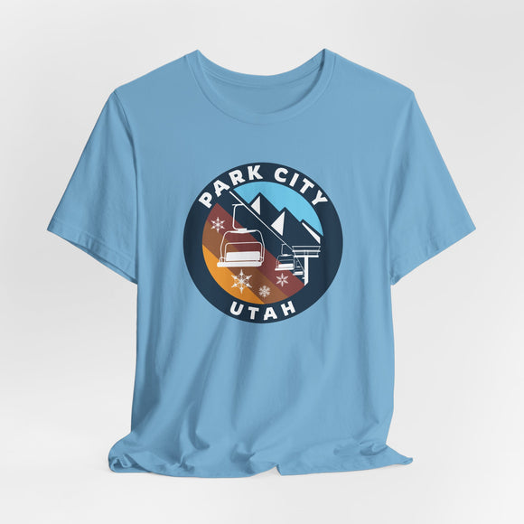 Park City, Utah T Shirt - Retro Ski Lift Tee