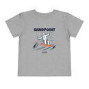 Sandpoint, Idaho Yeti Snowboard Toddler Tee-4