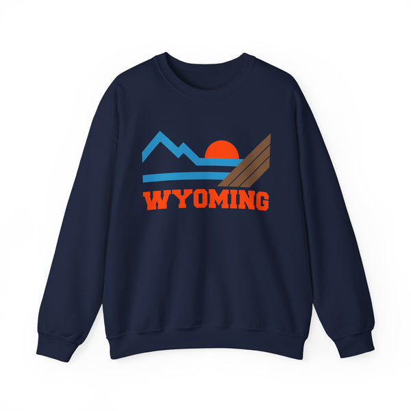 Wyoming Sweatshirt - Mountain Wyoming Crewneck Sweatshirt