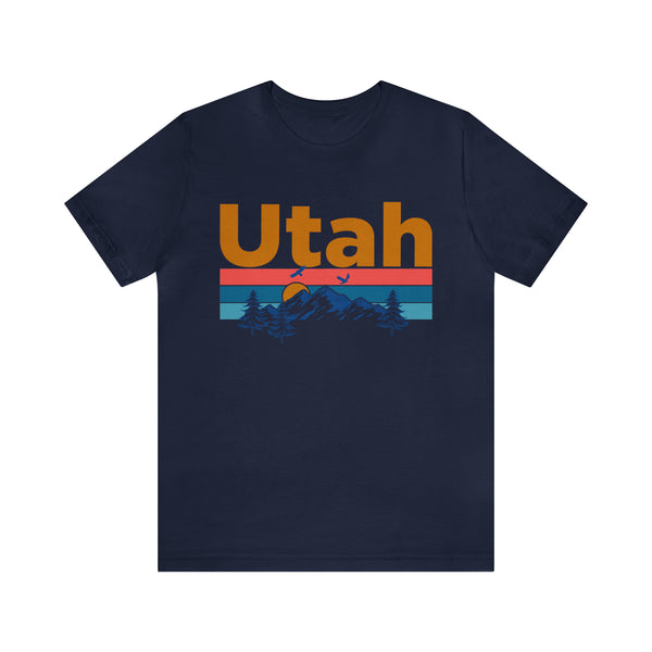 Utah T-Shirt - Mountain Sunset Unisex Utah Shirt