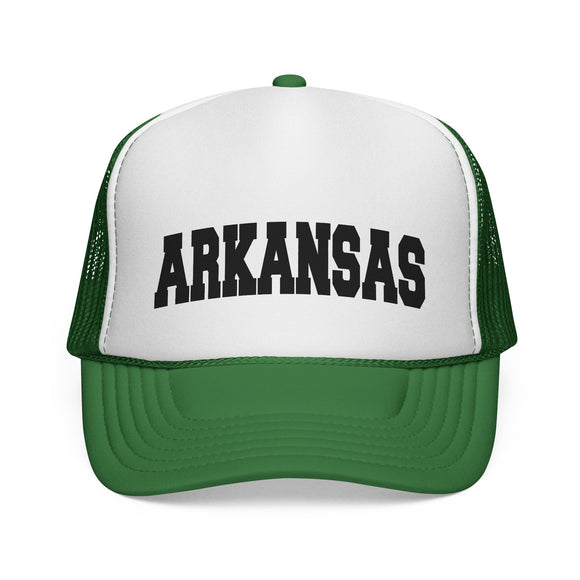 Arkansas Retro Collegiate Style Trucker Hat