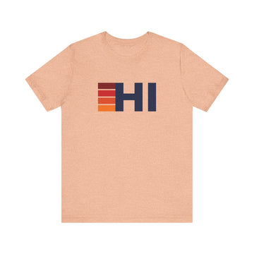 Hawaii Retro Stripes T-Shirt | Hawaii State Tee