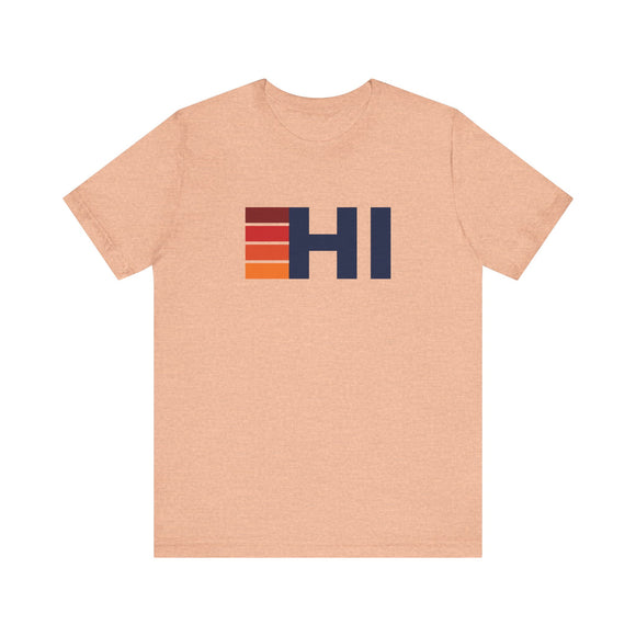 Hawaii Retro Stripes T-Shirt | Hawaii State Tee