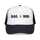 Baltimore, Maryland Retro Trucker Hat - Lightning Foam Cap-1