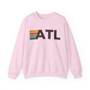 Atlanta, Georgia ATL Retro Stripe Sweatshirt-5