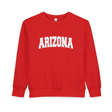 Buy red Arizona Toddler Sweatshirt - Arizona Toddler Crewneck Sweatshirt