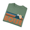 Boise, Idaho Graphic Tee, Comfort Colors Retro Unisex Boise T shirt, Mountain Adventure Shirt