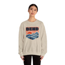 Bend, Oregon Sweatshirt Retro Mountains, Bend Unisex Graphic Crewneck-11