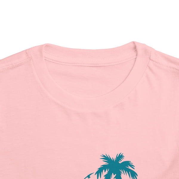 Florida Toddler T-Shirt - Retro Palm Tree Unisex Toddler Florida Shirt