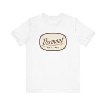 Buy white Vermont T-Shirt - Retro Unisex Vermont Shirt