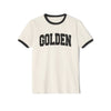 Golden, Colorado Cotton Ringer Graphic Tee - Unisex Golden T Shirt, Vintage Style Tee, Men's/Women's Tee