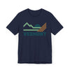Vermont Retro Mountains Sunset T-Shirt | Vintage Vermont Tee