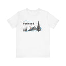 Vermont T-Shirt - Retro Ski Mountain Gondola Unisex Vermont Shirt-5