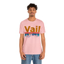 Vail, Colorado Shirt - Mountain Sunset Unisex Vail T-Shirt-112