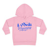Wyoming Toddler Hoodie - Unisex Mountain Pullover Sweatshirt, Kids Hooded Jumper, Wyoming Souvenir