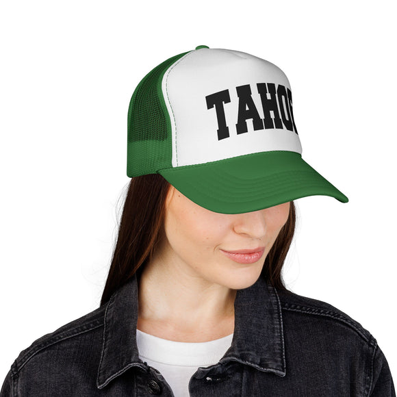 Lake Tahoe, California Collegiate Style Trucker Hat