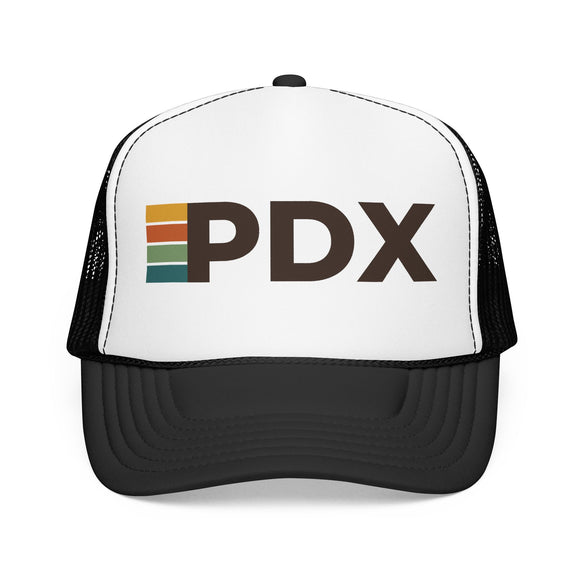 Portland, Oregon Trucker Hat - PDX Abbr retro cap