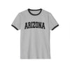 Arizona Cotton Ringer Graphic Tee - Unisex Arizona T Shirt, Vintage Style Tee, Men's/Women's Tee