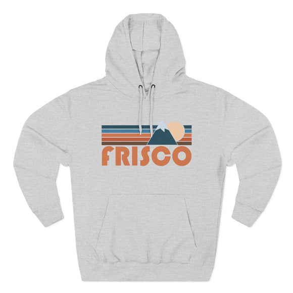 Frisco, Colorado Hoodie - Retro Mountain Unisex Sweatshirt