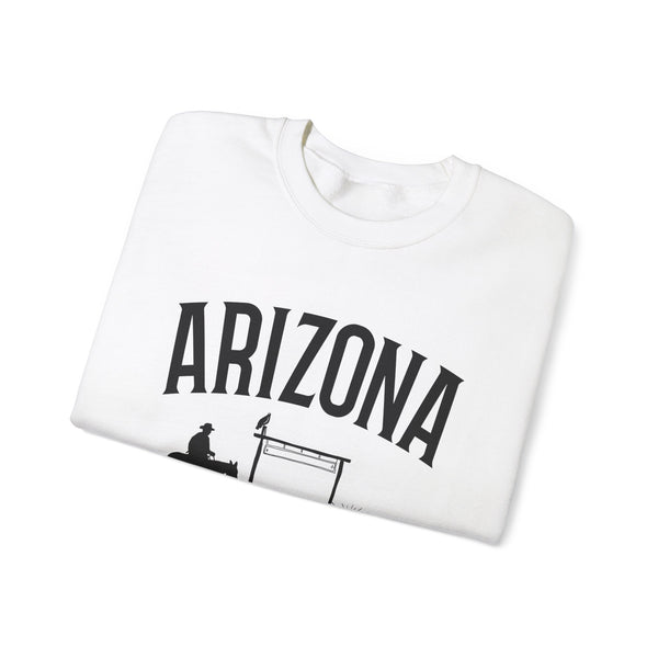 Arizona Sweatshirt - Mountain Cowboy Graphic Crewneck