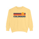 Colorado Sunset Stripes Sweatshirt | Comfort Colors - 100% Cotton-1