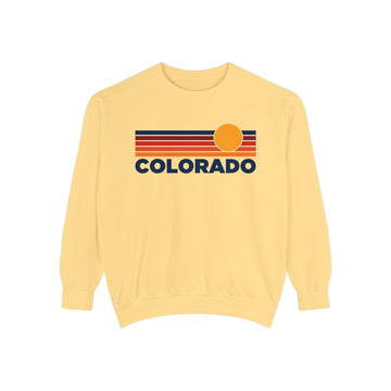 Colorado Sunset Stripes Sweatshirt | Comfort Colors - 100% Cotton