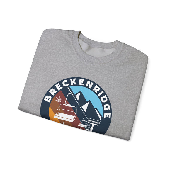 Breckenridge, Colorado Sweatshirt - Ski Lift Breckenridge Crewneck Sweatshirt