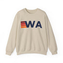 Washington Retro Sweatshirt | Retro Stripes Washington-2