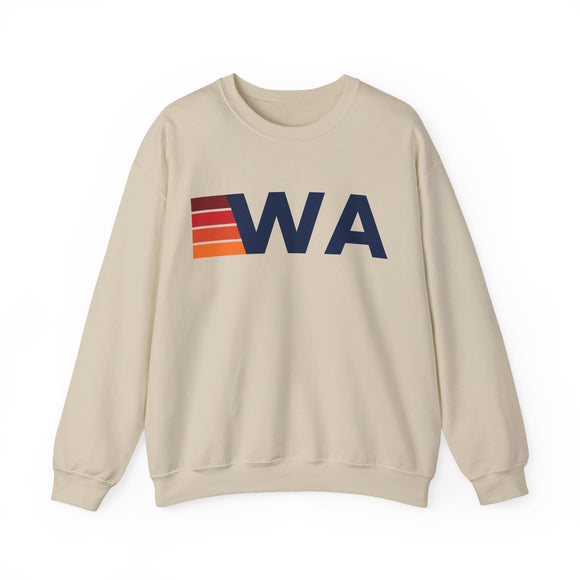 Washington Retro Sweatshirt | Retro Stripes Washington