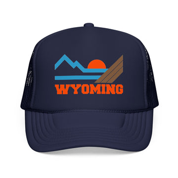 Wyoming Trucker Hat - Wyoming Mountain Cap