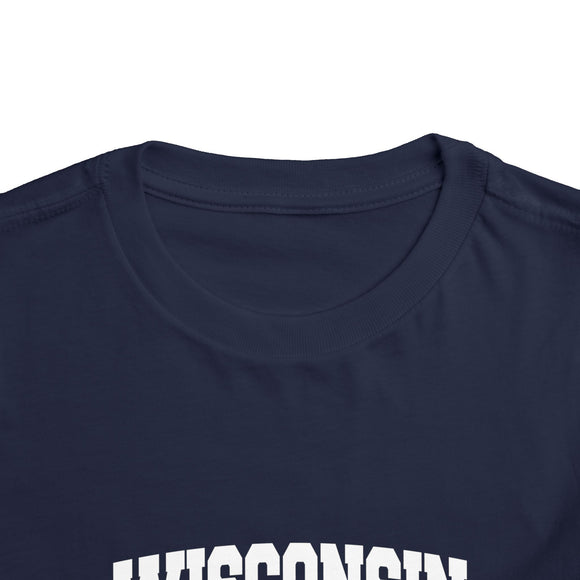 Wisconsin Toddler Graphic Tee - Kids Wisconsin Vacation Shirt