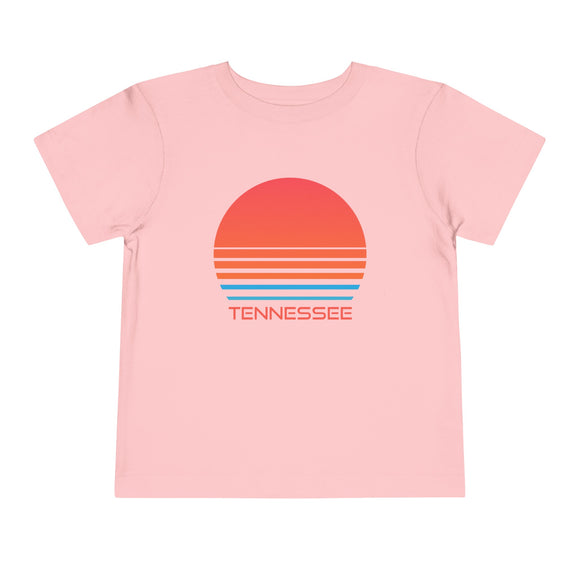 Tennessee Toddler T-Shirt - Retro 80s Unisex Toddler Tennessee Shirt