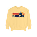 Montana Mountain Stripes Sweatshirt | Comfort Colors - 100% Cotton-2