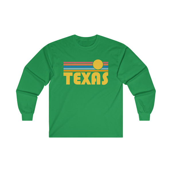 Texas Long Sleeve Shirt - Retro Unisex Shirt