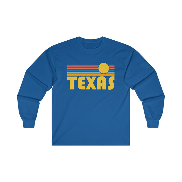 Texas Long Sleeve Shirt - Retro Unisex Shirt