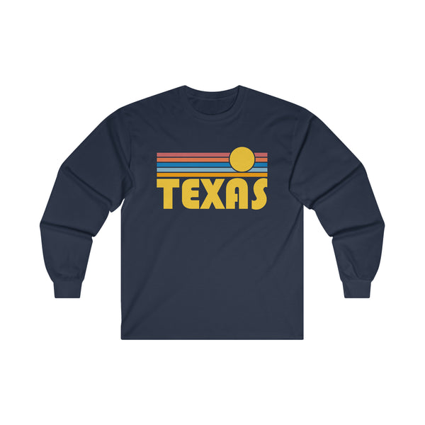 Texas Long Sleeve Shirt - Retro Unisex Shirt