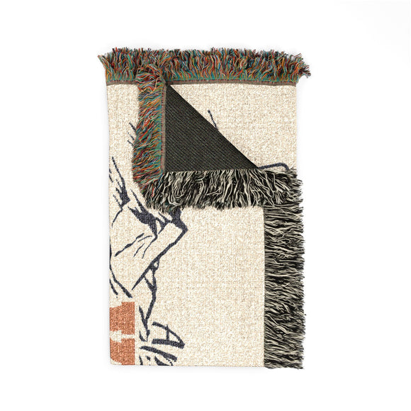 Vail, Colorado Ski Town Throw Blanket | Mountain Woven Blanket