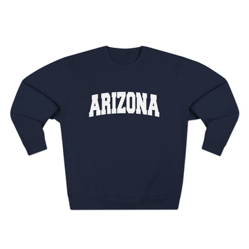 Buy navy Premium Arizona Retro Graphic Sweatshirt