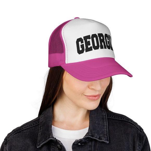 Georgia Retro Collegiate Style Trucker Hat